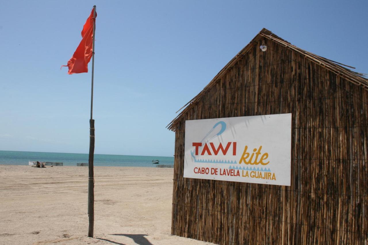 Tawi Kitecenter Hostel Cabo de la Vela Buitenkant foto